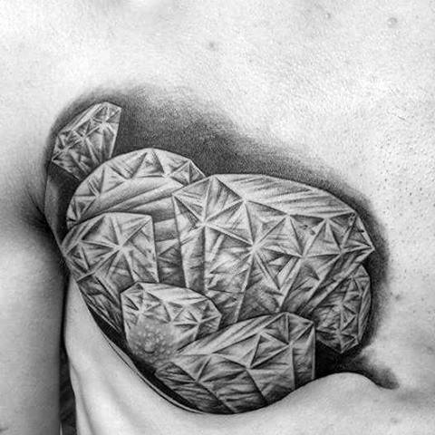 tatuaje diamante para hombre 22