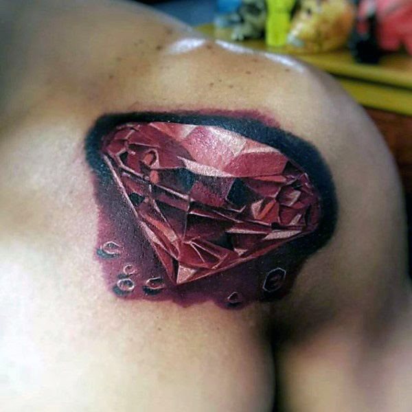 tatuaje diamante para hombre 25