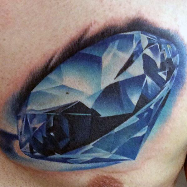 tatuaje diamante para hombre 31