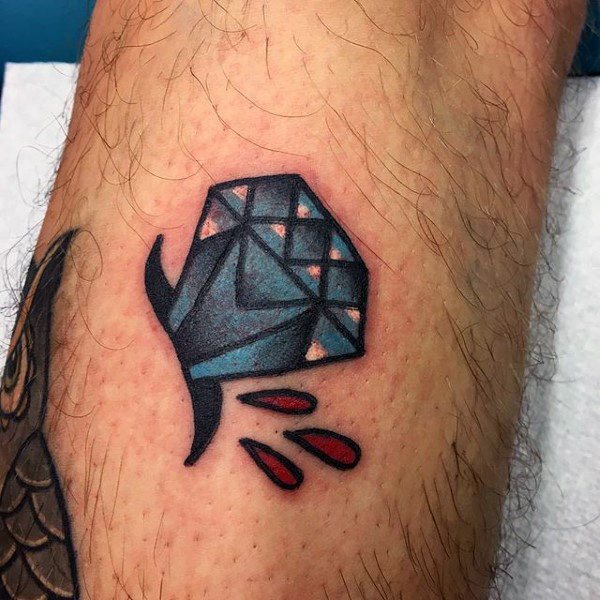 tatuaje diamante para hombre 41