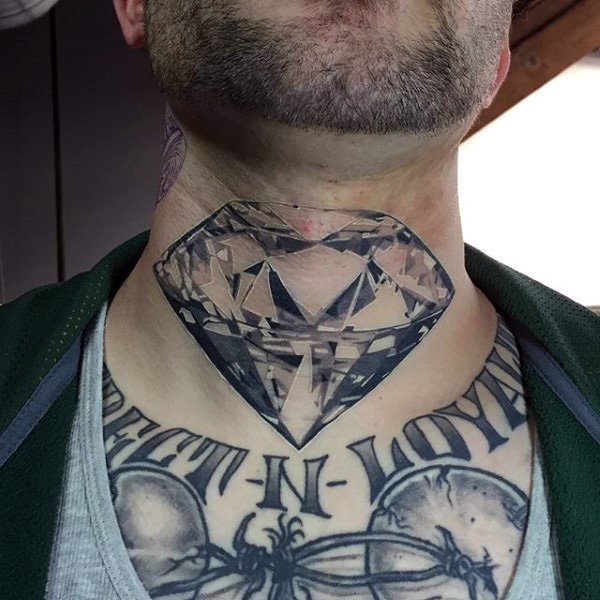 tatuaje diamante para hombre 64