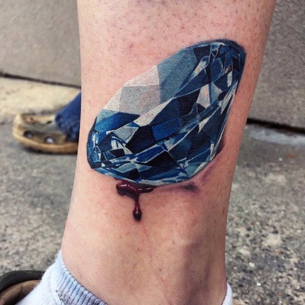 tatuaje diamante para hombre 66