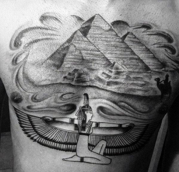tatuaje egipcio para hombre 01