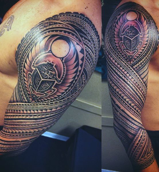 tatuaje egipcio para hombre 02