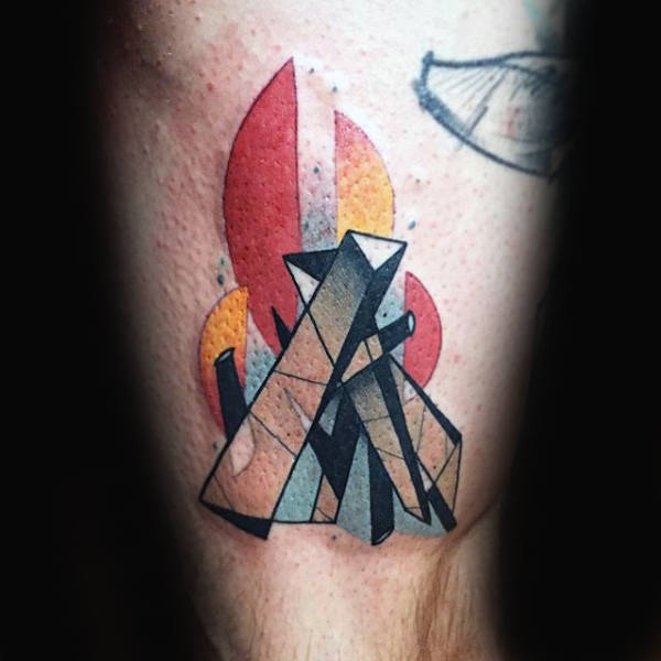 tatuaje fuego para hombre 01