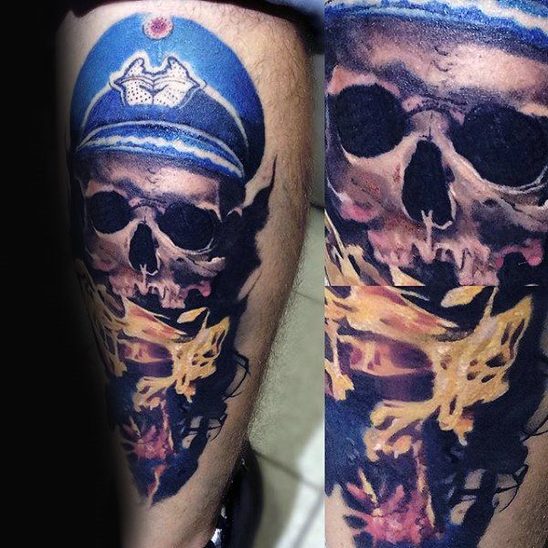 tatuaje fuego para hombre 09