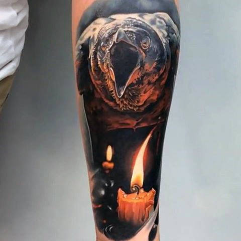 tatuaje fuego para hombre 11