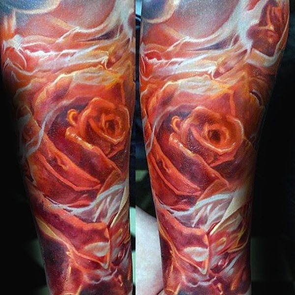 tatuaje fuego para hombre 29