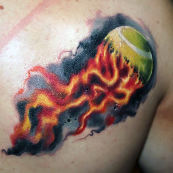 tatuaje fuego para hombre 67