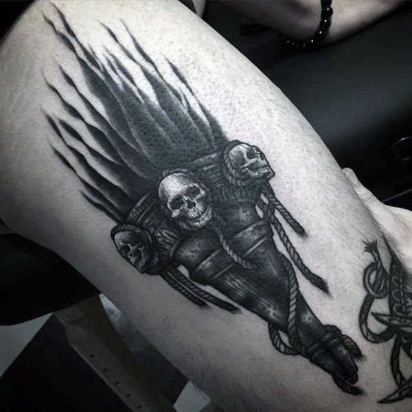 tatuaje fuego para hombre 70