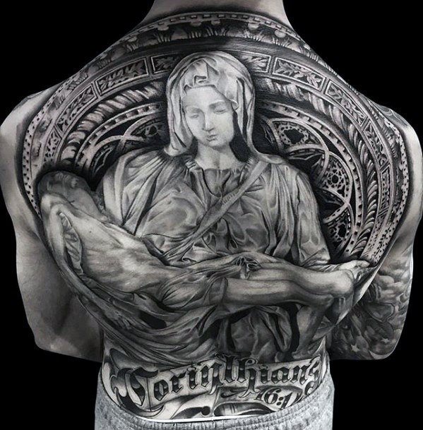 tatuaje jesus espalda para hombre 12