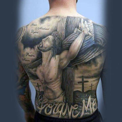 tatuaje jesus espalda para hombre 29