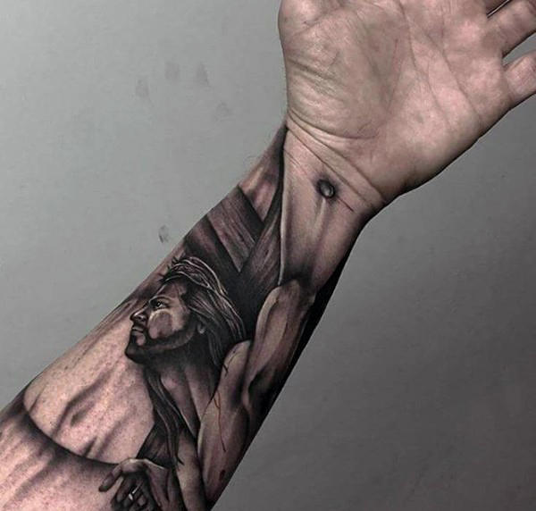 tatuaje jesus para hombre 01