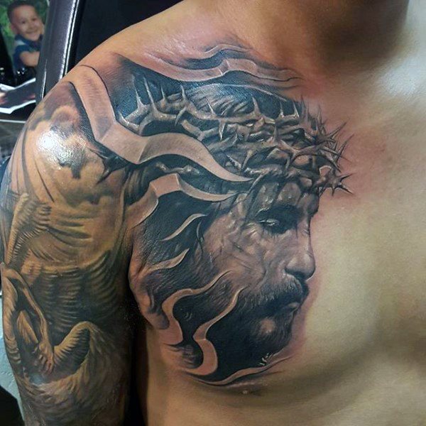tatuaje jesus para hombre 02