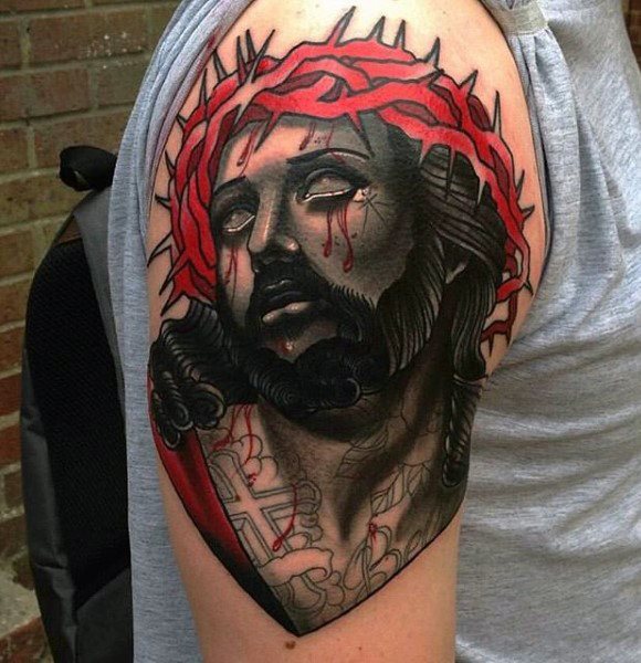 tatuaje jesus para hombre 06