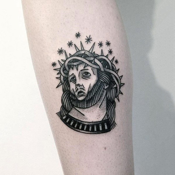 tatuaje jesus para hombre 10