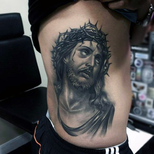 tatuaje jesus para hombre 100