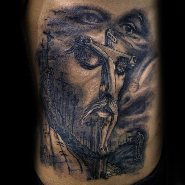 tatuaje jesus para hombre 111