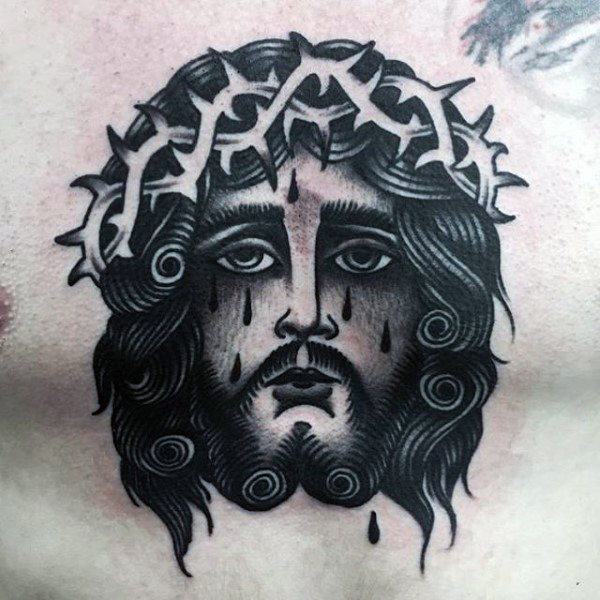 tatuaje jesus para hombre 15
