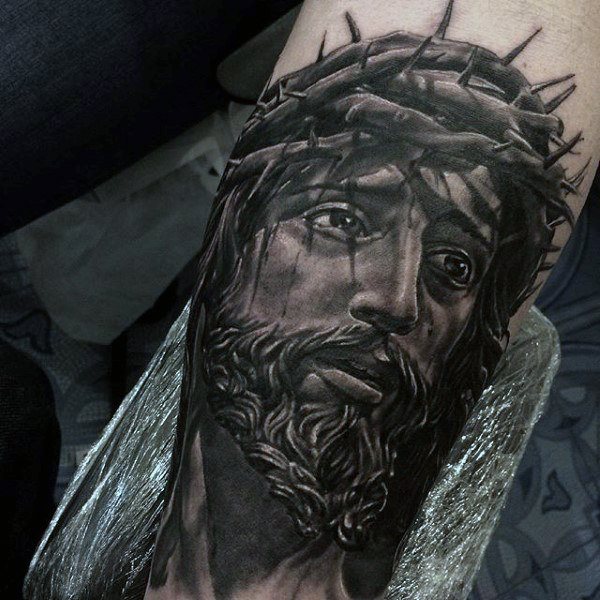 tatuaje jesus para hombre 34