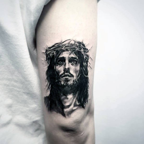 tatuaje jesus para hombre 43