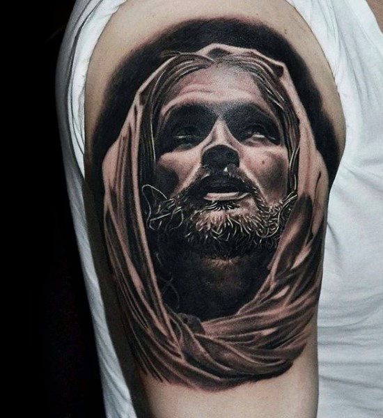 tatuaje jesus para hombre 45