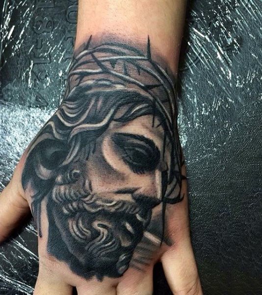 tatuaje jesus para hombre 50