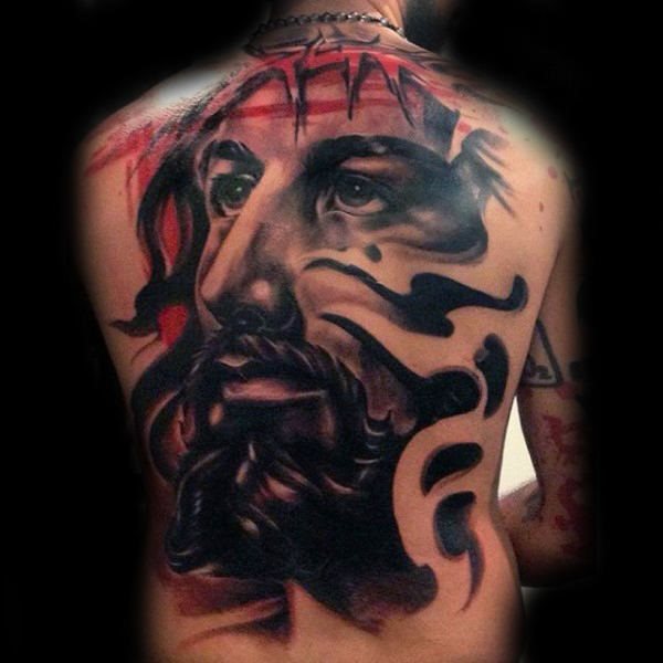 tatuaje jesus para hombre 57