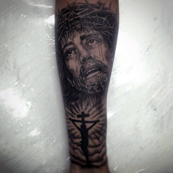 tatuaje jesus para hombre 60