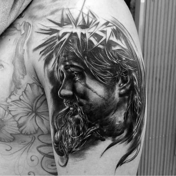 tatuaje jesus para hombre 67