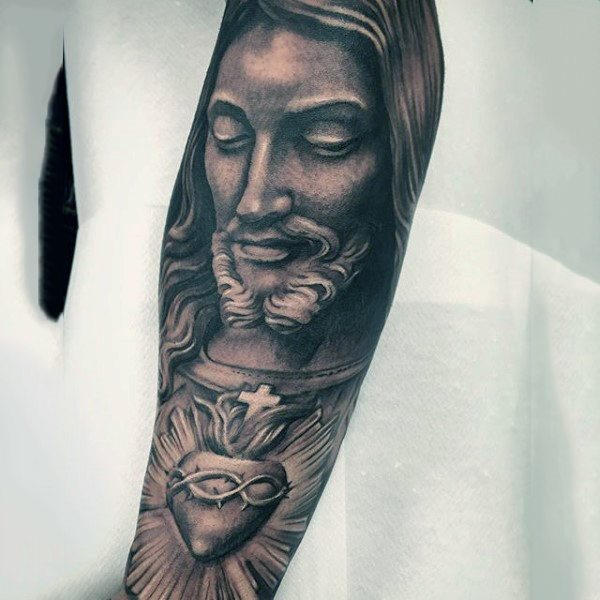 tatuaje jesus para hombre 71