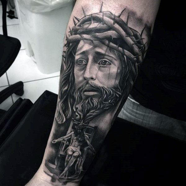 tatuaje jesus para hombre 72