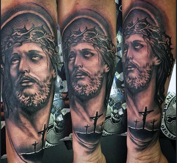 tatuaje jesus para hombre 77