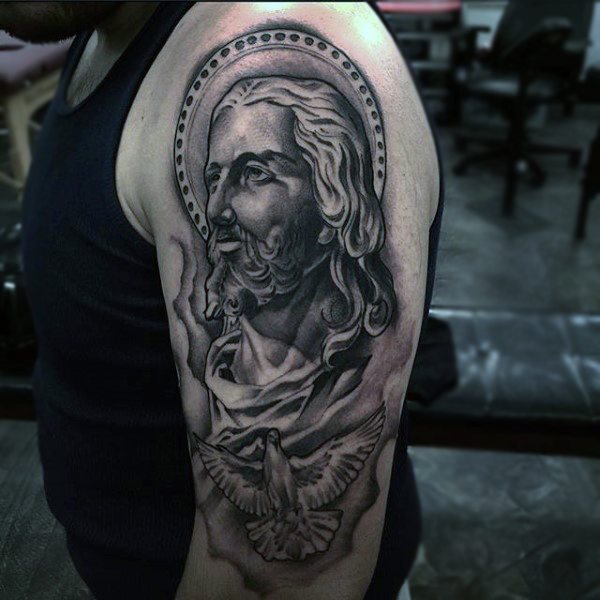 tatuaje jesus para hombre 81