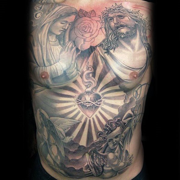 tatuaje jesus para hombre 87