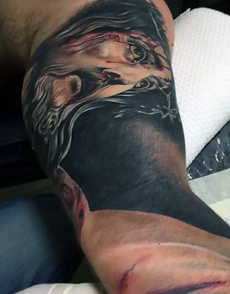 tatuaje jesus para hombre 96
