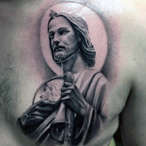 tatuaje jesus pecho para hombre 08