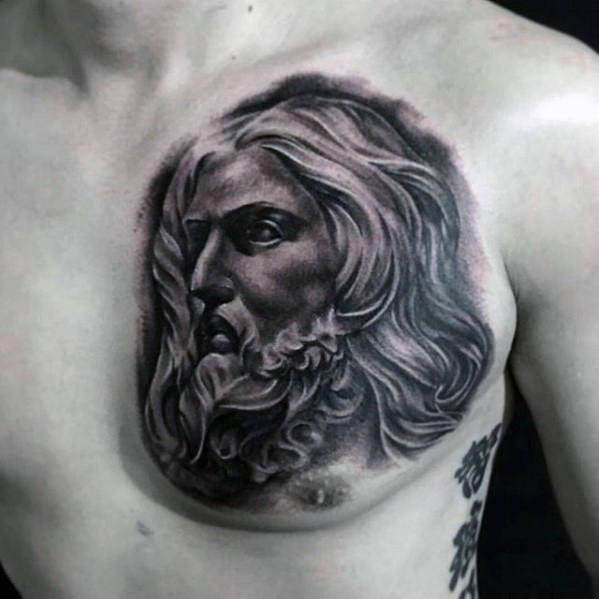 tatuaje jesus pecho para hombre 21