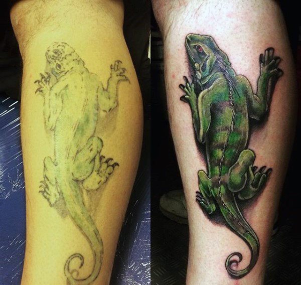 tatuaje lagarto para hombre 05