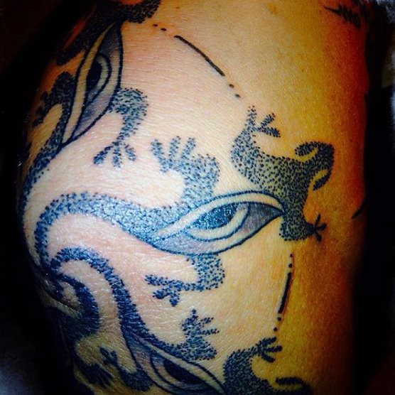 tatuaje lagarto para hombre 06