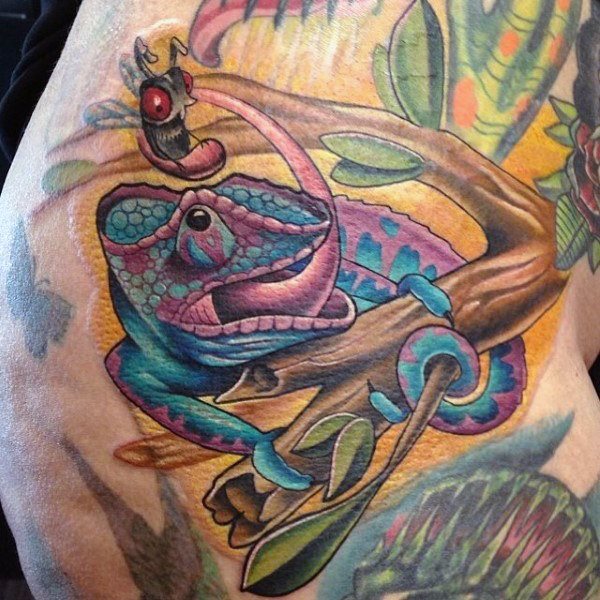 tatuaje lagarto para hombre 16