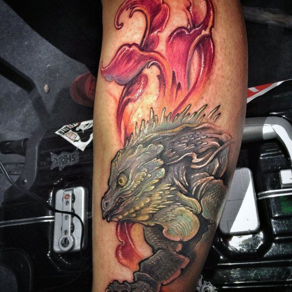 tatuaje lagarto para hombre 19
