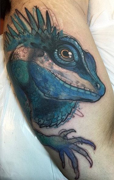 tatuaje lagarto para hombre 21