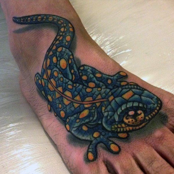 tatuaje lagarto para hombre 23