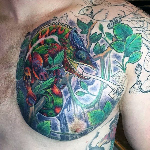 tatuaje lagarto para hombre 25