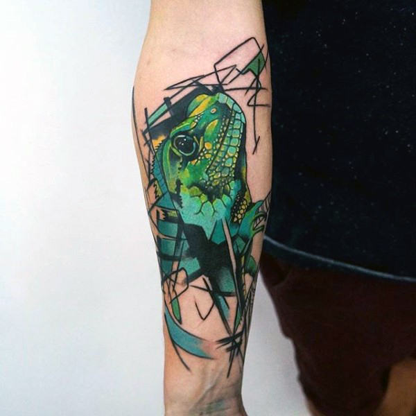 tatuaje lagarto para hombre 28