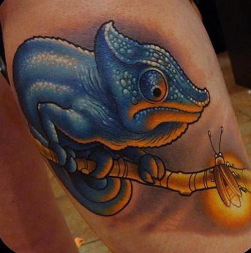 tatuaje lagarto para hombre 30