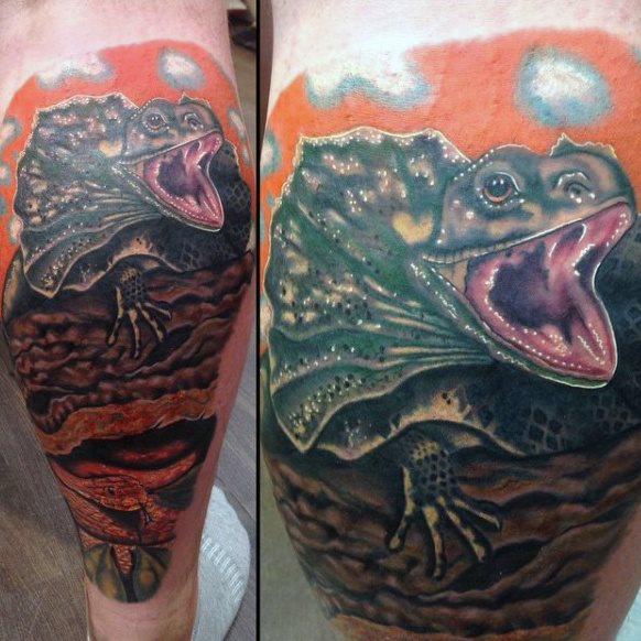 tatuaje lagarto para hombre 40