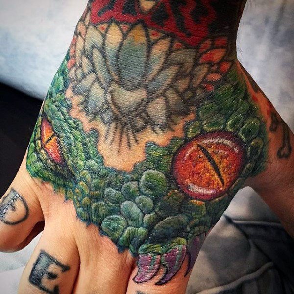 tatuaje lagarto para hombre 45
