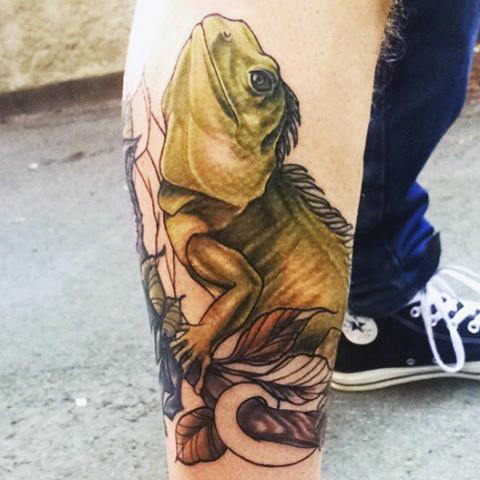 tatuaje lagarto para hombre 46